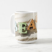 Mug Amoureux de la plage (Devant gauche)