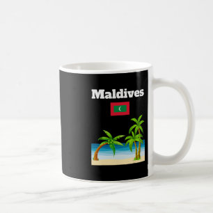 Mug Amoureux de la plage des Maldives Voyage Souvenir