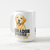 Mug 🐾 Amoureux de Labrador Retriever 🐾 (Devant gauche)