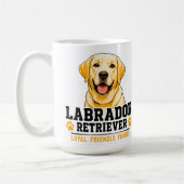 Mug 🐾 Amoureux de Labrador Retriever 🐾 (Gauche)