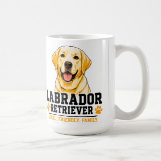 Mug 🐾 Amoureux de Labrador Retriever 🐾