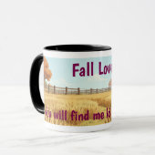 Mug Amoureux de l'automne (Devant gauche)