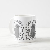Mug Amoureux de les chats (Devant gauche)