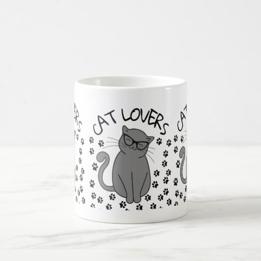 Mug Amoureux de les chats (Centre)