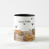 Mug Amoureux de les chats (Centre)
