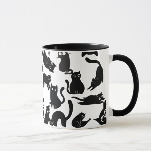 Mug Amoureux de les chats (Droite)