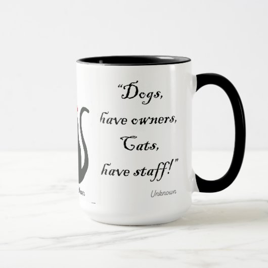 Mug Amoureux de les chats (Droite)