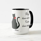 Mug Amoureux de les chats (Devant droit)