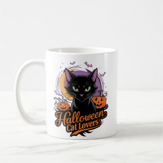 Mug Amoureux de les chats d'Halloween