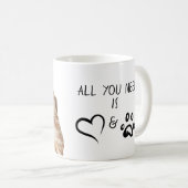 Mug Amoureux de les chats Drôle Citation mignon Humour (Devant droit)