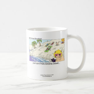 Mug Amoureux de les chats Hilarious CATalina Island Ca