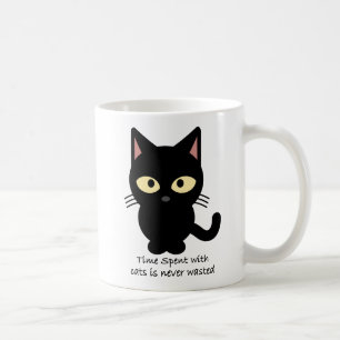 Mug Amoureux de les chats. Le temps passé avec des