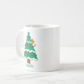 Mug Amoureux de les chats mignons arbre de Noël person (Devant gauche)