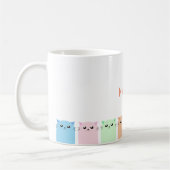 Mug Amoureux de les chats personnalisés (Gauche)