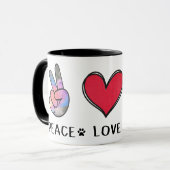 Mug Amoureux de les chiens beagles Mug Mug Mug (Devant gauche)
