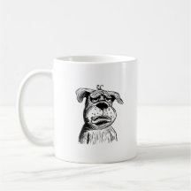 Mug Amoureux de les chiens, drôle Pitbull