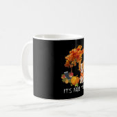 Mug Amoureux de les chiens | Papillon C'est l'automne  (Devant gauche)