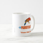 Mug Amoureux de perroquet drôle (Devant droit)