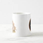 Mug amoureux de tigre mignon ajouter monogramme (Centre)