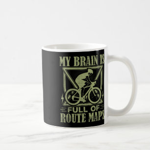 Mug Amoureux de vélo tout terrain cycliste sur route V