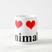 Mug Amoureux des animaux (Centre)