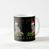 Mug Amoureux des animaux de chat Santa Hat Vilain Russ (Devant droit)