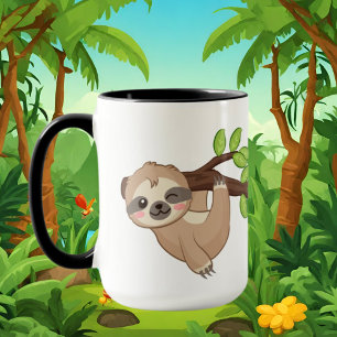 Mug amoureux des animaux de paresseux mignons ajouter