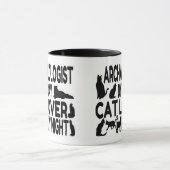 Mug Amoureux des chats archéologue (Centre)