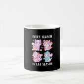 Mug Amoureux des chats Chaque Saison Est Chat Saison (Centre)