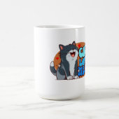 Mug Amoureux des chats - chat bleu (Centre)