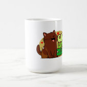 Mug Amoureux des chats - chat brun (Centre)