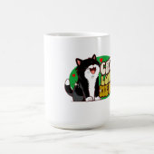 Mug Amoureux des chats - chat noir (Centre)