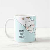 Mug Amoureux des chats Cute Lazy Chat Nom personnalisé (Gauche)