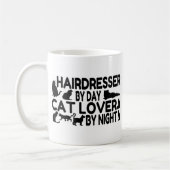 Mug Amoureux des chats de coiffeur (Gauche)