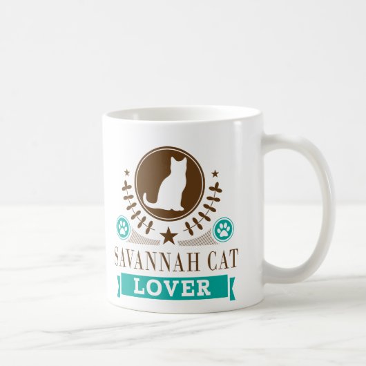Mug Amoureux des chats de la savane (Droite)