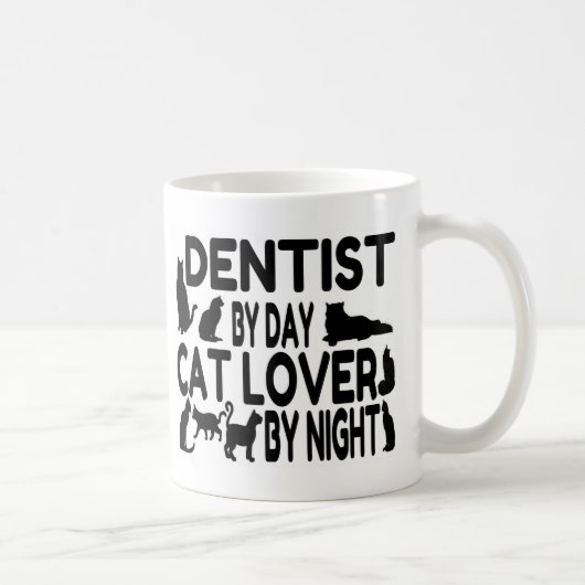 Mug Amoureux des chats dentiste (Droite)