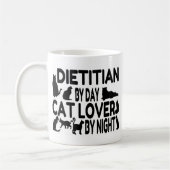 Mug Amoureux des chats diététiste (Gauche)