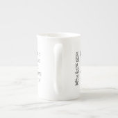 Mug Amoureux des chats drôle de discours (Dos)