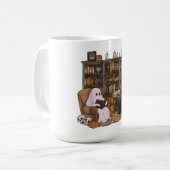 Mug Amoureux des chats du livre de lecture Ghost Hallo (Devant gauche)
