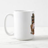 Mug Amoureux des chats du livre de lecture Ghost Hallo (Gauche)