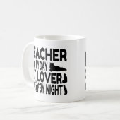 Mug Amoureux des chats enseignant (Devant gauche)