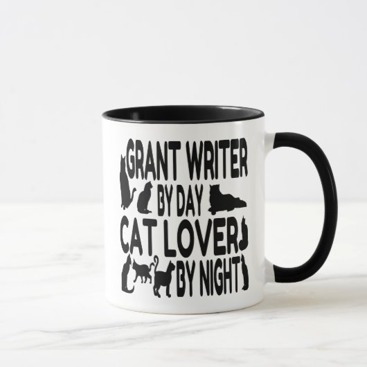 Mug Amoureux des chats Grant Writer (Droite)