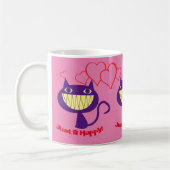Mug Amoureux des chats - Heureux  (Gauche)