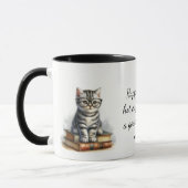 Mug Amoureux des chats heureux (Gauche)