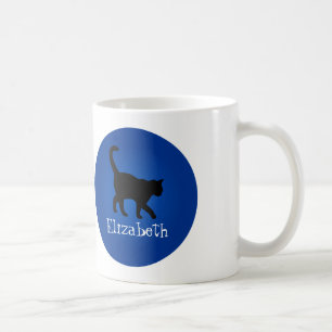 Mug Amoureux des chats noir - Mon nom