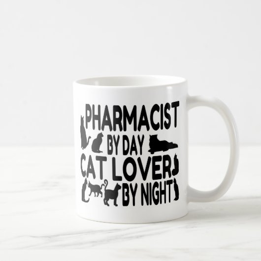 Mug Amoureux des chats pharmacien (Droite)