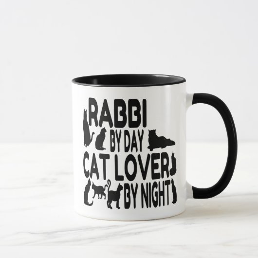 Mug Amoureux des chats Rabbi (Droite)