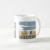 Mug Amoureux des chats sans honte (Devant droit)