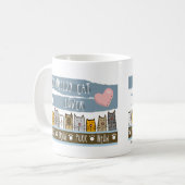 Mug Amoureux des chats sans honte (Devant gauche)