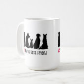 Mug Amoureux des chiens (Devant gauche)
